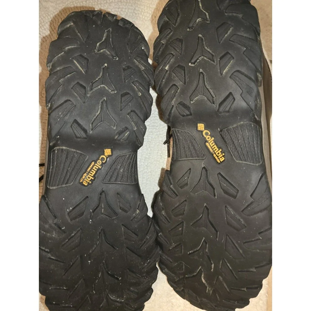 Columbia BM1729-231 Waterproof Leather Hiking Shoes Men’s 17 Omni-Grip Brown EUR